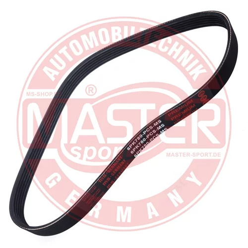 Ozubený klinový remeň 6PK780-PCS-MS (MASTER-SPORT GERMANY)