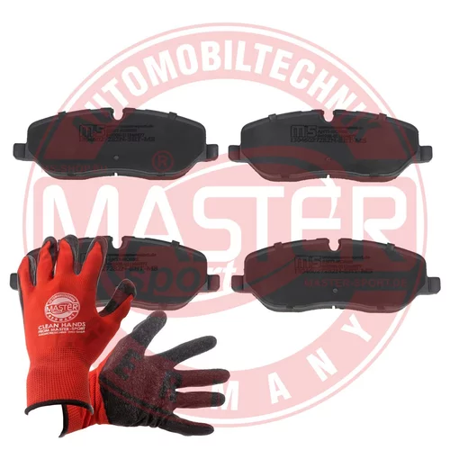 Sada brzdových platničiek kotúčovej brzdy MASTER-SPORT GERMANY 13046027282N-SET-MSP