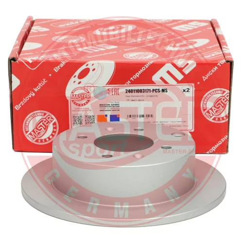 Brzdový kotúč 24011003171PR-PCS-MS (MASTER-SPORT GERMANY) - obr. 3