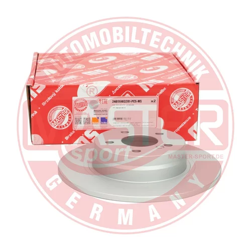 Brzdový kotúč 24011003281-PCS-MS (MASTER-SPORT GERMANY) - obr. 3