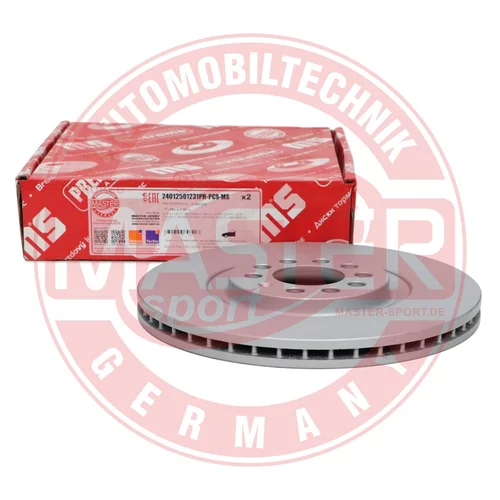 Brzdový kotúč 24012501231PR-PCS-MS (MASTER-SPORT GERMANY) - obr. 1