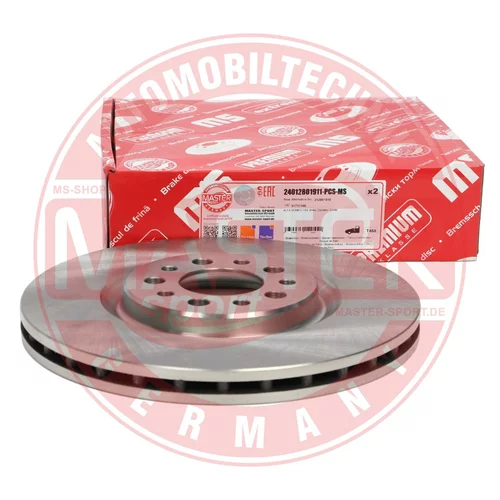Brzdový kotúč 24012801911-PCS-MS (MASTER-SPORT GERMANY) - obr. 2