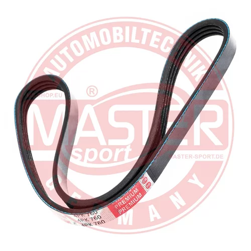 Ozubený klinový remeň MASTER-SPORT GERMANY 4PK760-PCS-MS