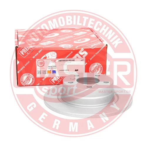 Brzdový kotúč 24011101751-PCS-MS (MASTER-SPORT GERMANY) - obr. 2