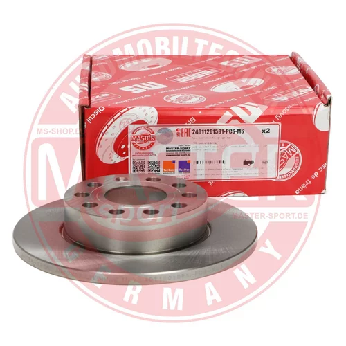 Brzdový kotúč 24011201581-PCS-MS (MASTER-SPORT GERMANY) - obr. 2