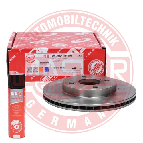 Brzdový kotúč MASTER-SPORT GERMANY 24012002481-PCS-MSP