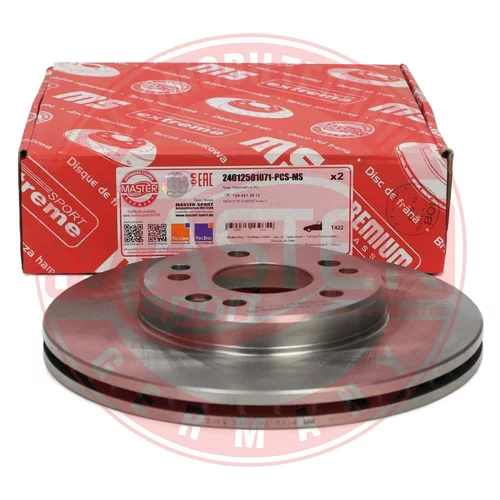 Brzdový kotúč 24012501071-PCS-MS (MASTER-SPORT GERMANY) - obr. 2