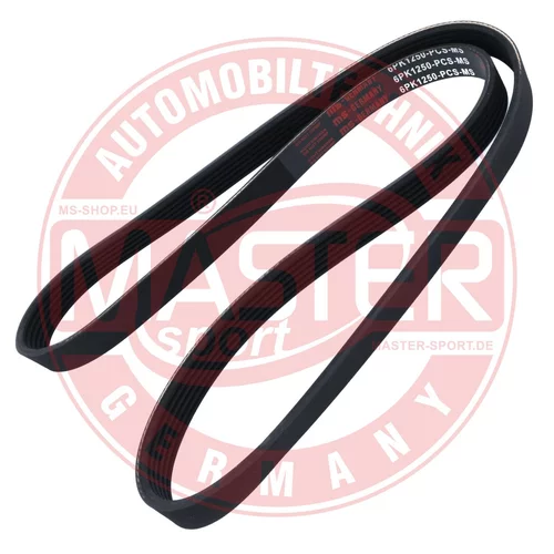 Ozubený klinový remeň 6PK1250-PCS-MS (MASTER-SPORT GERMANY)