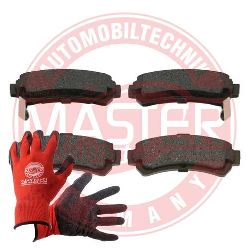 Sada brzdových platničiek kotúčovej brzdy MASTER-SPORT GERMANY 13046058412N-SET-MSP
