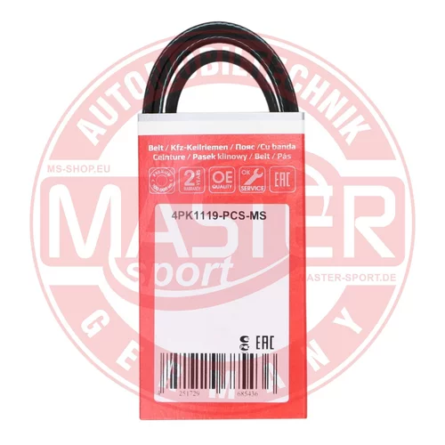 Ozubený klinový remeň 4PK1119-PCS-MS (MASTER-SPORT GERMANY) - obr. 3