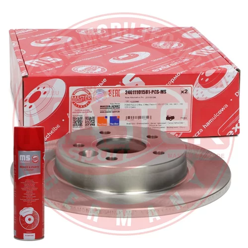 Brzdový kotúč 24011101581-PCS-MSP (MASTER-SPORT GERMANY) - obr. 1