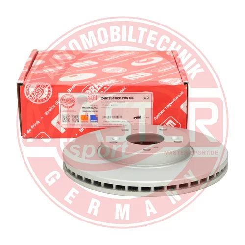 Brzdový kotúč 24012501891-PCS-MS (MASTER-SPORT GERMANY) - obr. 2