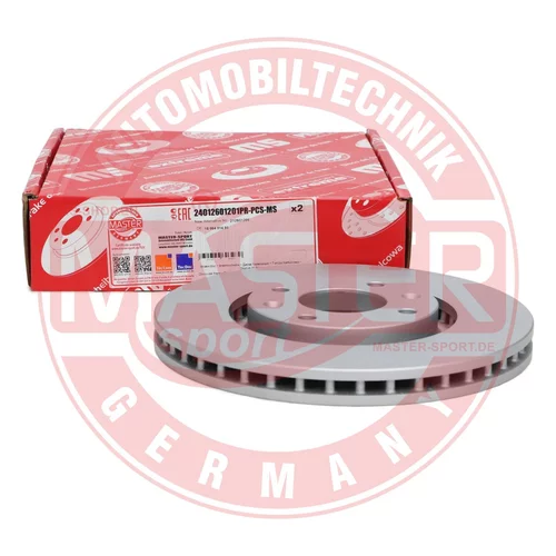 Brzdový kotúč 24012601201PR-PCS-MS (MASTER-SPORT GERMANY) - obr. 2