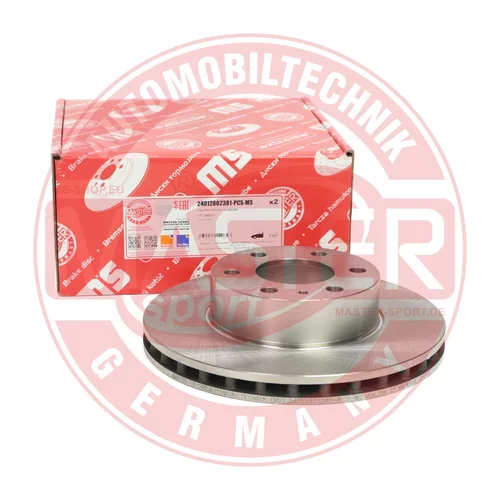 Brzdový kotúč 24012802381-PCS-MS (MASTER-SPORT GERMANY) - obr. 3