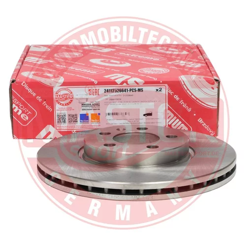 Brzdový kotúč 24112526641-PCS-MS (MASTER-SPORT GERMANY) - obr. 3