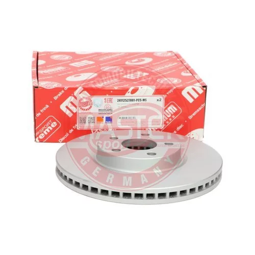 Brzdový kotúč 24112527881-PCS-MS (MASTER-SPORT GERMANY) - obr. 2
