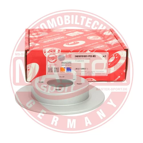 Brzdový kotúč 24010701081-PCS-MS (MASTER-SPORT GERMANY) - obr. 3