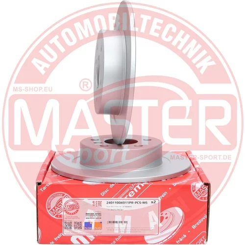 Brzdový kotúč MASTER-SPORT GERMANY 24011004011PR-SET-MS