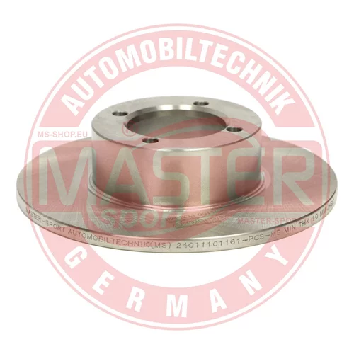 Brzdový kotúč MASTER-SPORT GERMANY 24011101160-SET-MS