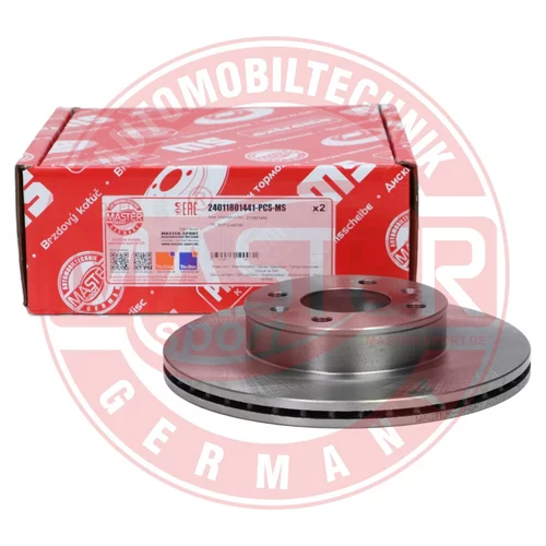 Brzdový kotúč 24011801441-PCS-MS (MASTER-SPORT GERMANY) - obr. 3