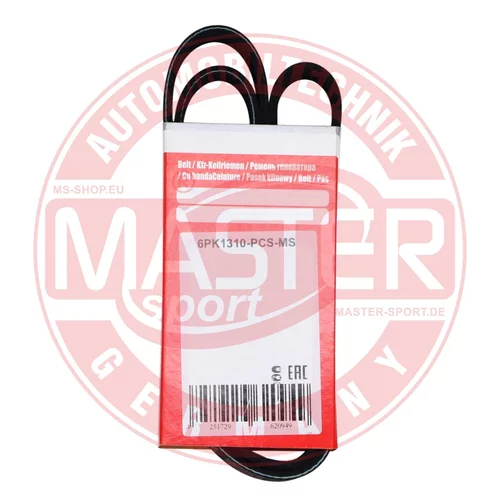 Ozubený klinový remeň 6PK1310-PCS-MS (MASTER-SPORT GERMANY) - obr. 3