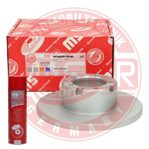 Brzdový kotúč MASTER-SPORT GERMANY 24011601001-PCS-MSP