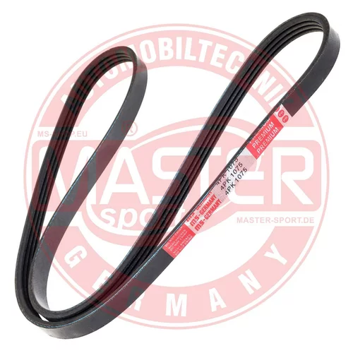 Ozubený klinový remeň MASTER-SPORT GERMANY 4PK1075-PCS-MS