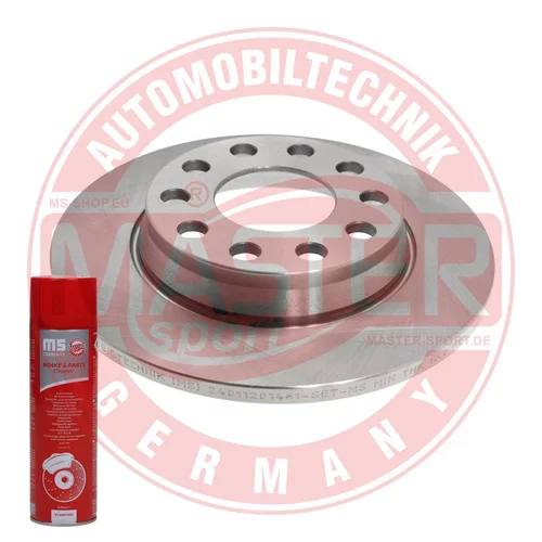 Brzdový kotúč MASTER-SPORT GERMANY 24011201481-PCS-MSP