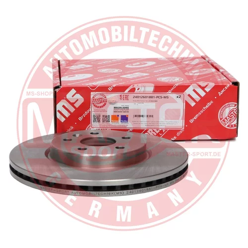 Brzdový kotúč 24012601881-PCS-MS (MASTER-SPORT GERMANY) - obr. 1