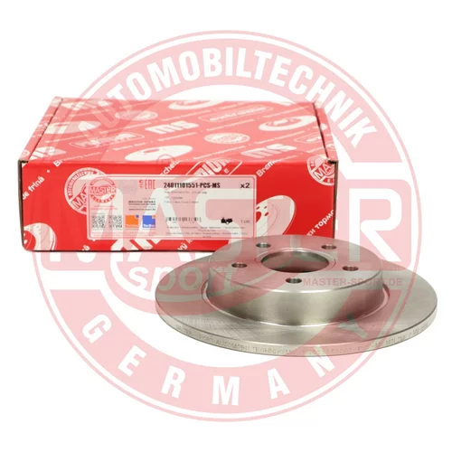 Brzdový kotúč 24011101551-PCS-MS (MASTER-SPORT GERMANY) - obr. 3