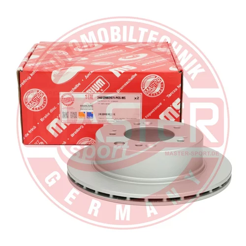 Brzdový kotúč 24012002071-PCS-MS (MASTER-SPORT GERMANY) - obr. 3