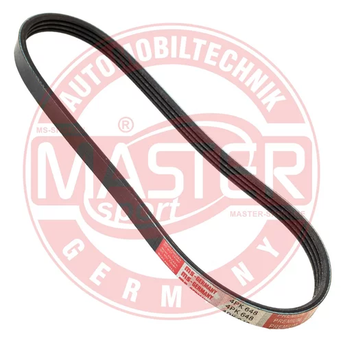 Ozubený klinový remeň MASTER-SPORT GERMANY 4PK648-PCS-MS