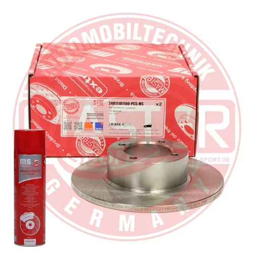 Brzdový kotúč 24011101160-PCS-MSP (MASTER-SPORT GERMANY) - obr. 2