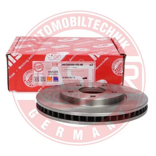 Brzdový kotúč 24012802681-PCS-MS (MASTER-SPORT GERMANY) - obr. 2