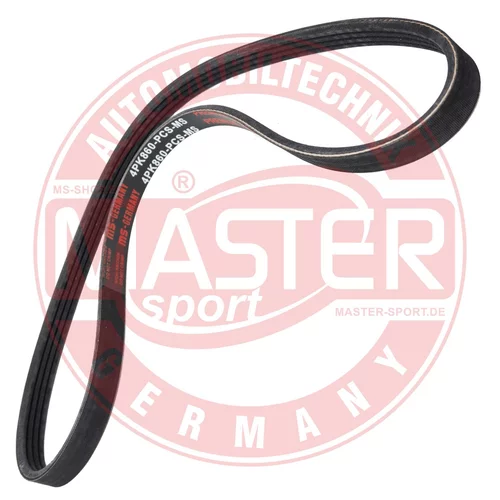 Ozubený klinový remeň MASTER-SPORT GERMANY 4PK860-PCS-MS