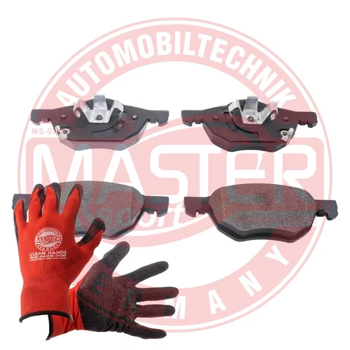 Sada brzdových platničiek kotúčovej brzdy MASTER-SPORT GERMANY 13046057142N-SET-MSP