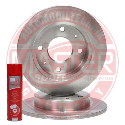 Brzdový kotúč MASTER-SPORT GERMANY 24011003041-SET-MSP