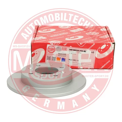 Brzdový kotúč 24011003341-PCS-MS (MASTER-SPORT GERMANY) - obr. 3