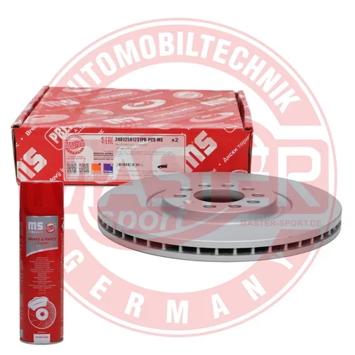 Brzdový kotúč MASTER-SPORT GERMANY 24012501231PR-PCS-MSP