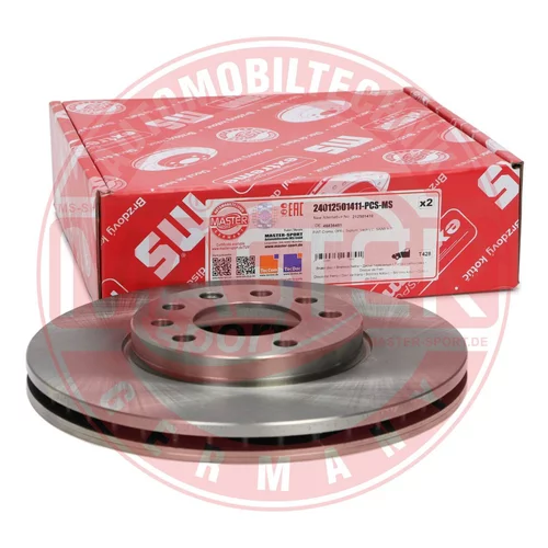 Brzdový kotúč 24012501411-PCS-MS (MASTER-SPORT GERMANY) - obr. 2