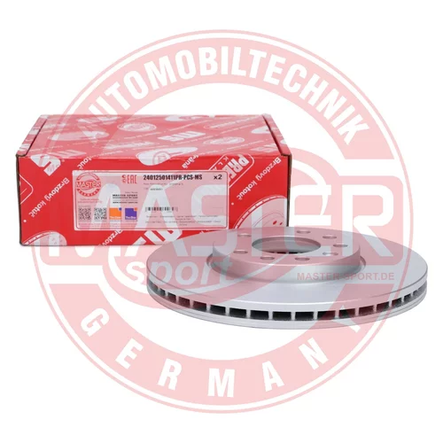 Brzdový kotúč 24012501411PR-PCS-MS (MASTER-SPORT GERMANY) - obr. 2