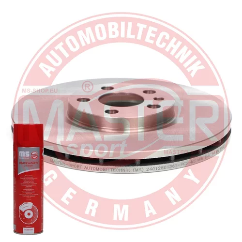 Brzdový kotúč MASTER-SPORT GERMANY 24012801361-PCS-MSP