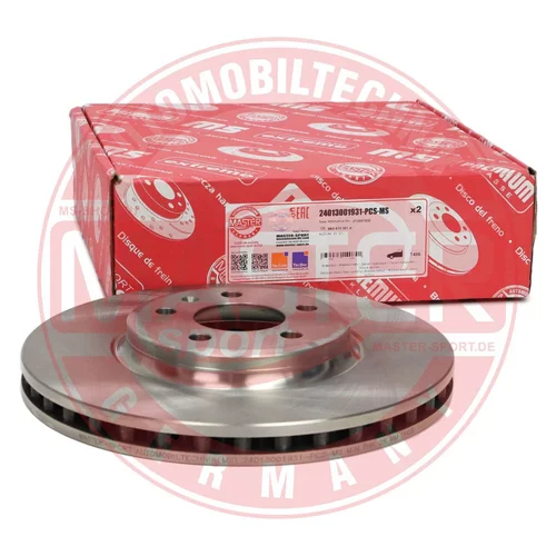 Brzdový kotúč 24013001931-PCS-MS (MASTER-SPORT GERMANY) - obr. 2