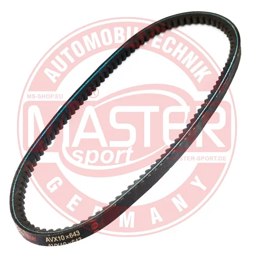 Klinový remeň MASTER-SPORT GERMANY AVX-10X643-PCS-MS