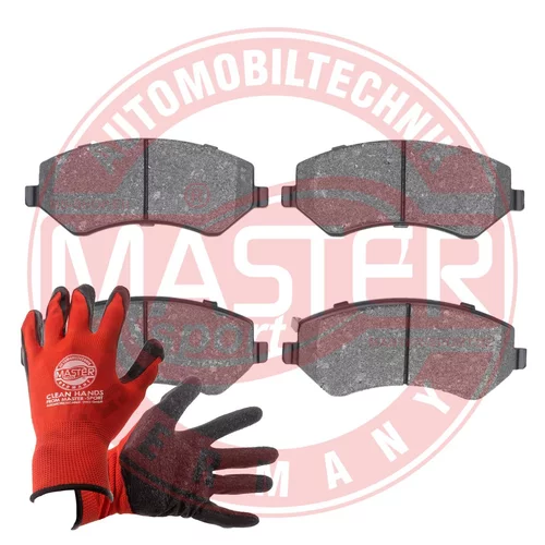 Sada brzdových platničiek kotúčovej brzdy MASTER-SPORT GERMANY 13046028992N-SET-MSP