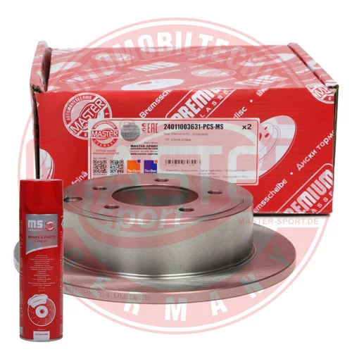 Brzdový kotúč 24011003631-PCS-MSP (MASTER-SPORT GERMANY) - obr. 1