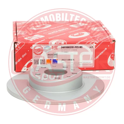 Brzdový kotúč 24011003781-PCS-MS (MASTER-SPORT GERMANY) - obr. 3