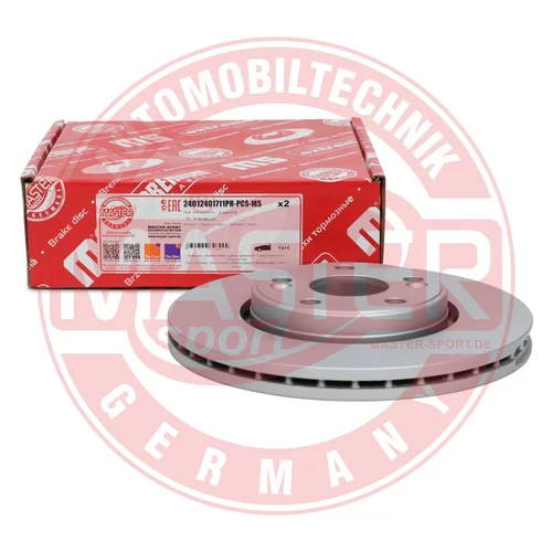 Brzdový kotúč 24012401711PR-PCS-MS (MASTER-SPORT GERMANY) - obr. 2