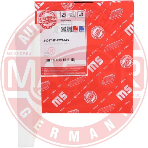 Filter vnútorného priestoru MASTER-SPORT GERMANY 24017-IF-PCS-MS