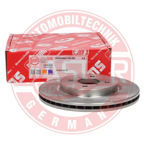Brzdový kotúč 24112526611-PCS-MS (MASTER-SPORT GERMANY) - obr. 2